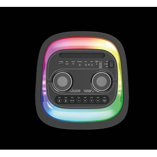 NUVIO ลำโพงปาร์ตี้ตั้งพื้น พร้อมไมค์โครโฟน ขนาด 8 นิ้ว รุ่น TF-G366 สีดำ