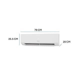 Hisense เครื่องปรับอากาศติดผนัง Inverter ขนาด 9500 BTU รุ่น AS10TRKE2T  สีขาว