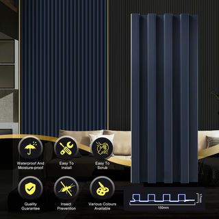 GREAT WOOD ไม้ฝ้าระแนง WPC W150  15x1.7x290 ซม.Blue