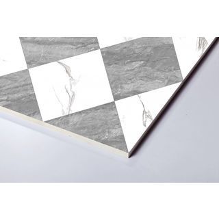 Marbella กระเบื้องเซรามิคปูพื้น 60x60 ซม. รุ่น ยูเรก้า   ไวท์  เกรย์  MD670  ผิวด้าน  (4P)