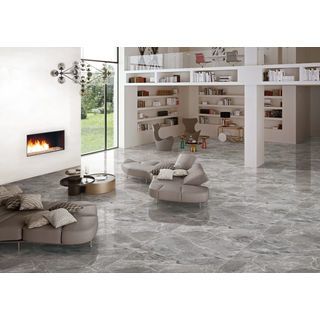 Marbella 60x120 ซม. กระเบื้องพอร์ซเลน รุ่น แองเกิล ดาร์กเกรย์  XJ126006J  (2P/1.44 ตร.ม.) Gloss  Random