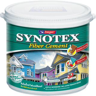 Beger สีน้ำอะคริลิกไฟเบอร์ซีเมนต์ ชนิดโปร่งแสง 1กล. เบส M