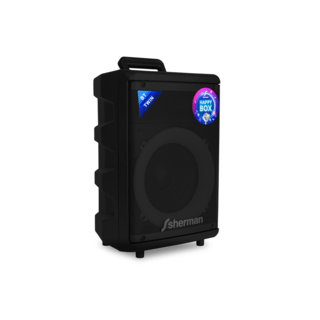 Sherman ลำโพงล้อลากอเนกประสงค์ 8 นิ้ว รุ่น APS-260 สีดำ