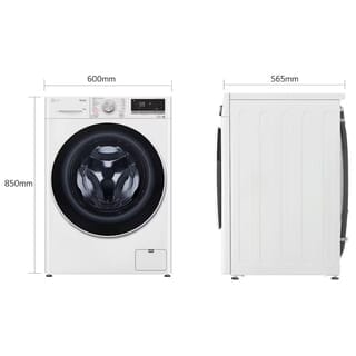 LG เครื่องซักผ้าฝาหน้า ขนาด 11 กก.  รุ่น FV1411S4W1.ABWPETH  สีขาว