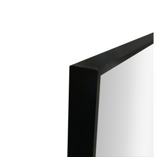 Nice กระจกมีกรอบอะลูมิเนียมตั้งพื้น รุ่น ฟีโอน่า-แบล็ค ขนาด 40x150 ซม. สีดำ