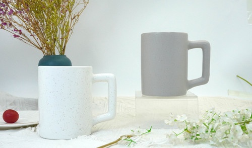 AILO แก้วเซรามิค 8 ซม. 360 มล. MINIMAL คละสี