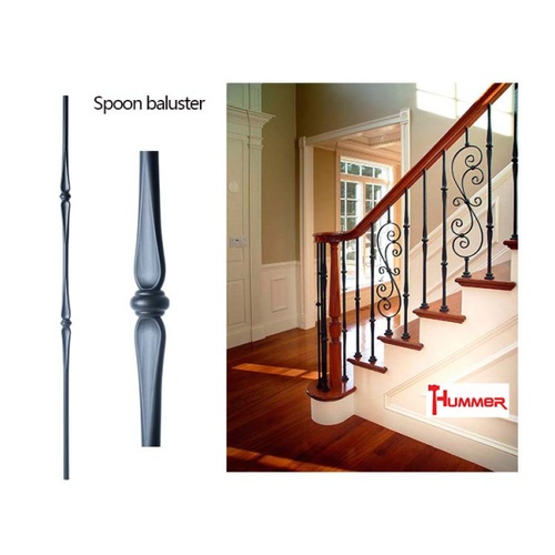 HUMMER เหล็กดัดราวระเบียงแบบกรง ขนาด 12.7x12.7mm รุ่น TL-RH10