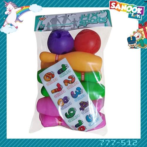 TOYS ชุดโบว์ลิ่ง #777-512 (21x11x32 ซม.) คละสี