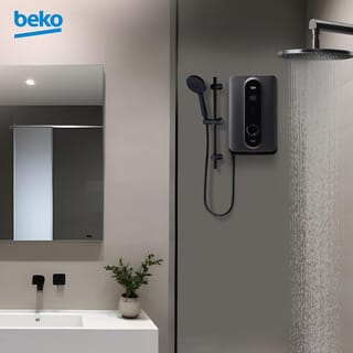 BEKO เครื่องทำน้ำอุ่น ขนาด 5000 วัตต์ รุ่น BWI50DNG สีดำ