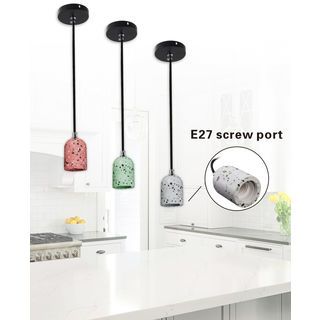 EILON ขั้วห้อยหลอดไฟ ขั้ว E27 รุ่น ML-20038 สีชมพู