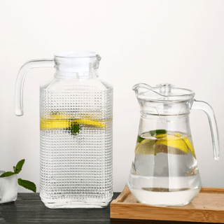 AILO เหยือกแก้วพร้อมฝาปิด 1.8 ลิตร DARIN-02