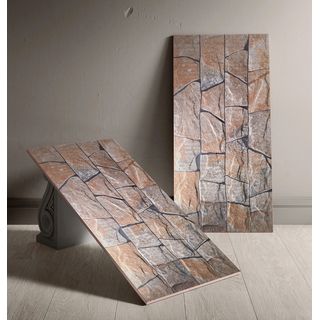 Marbella 30x60 กระเบื้องบุผนัง รุ่น อิฐเทวาลัย น้ำตาล JZ2501 (8P) Matt