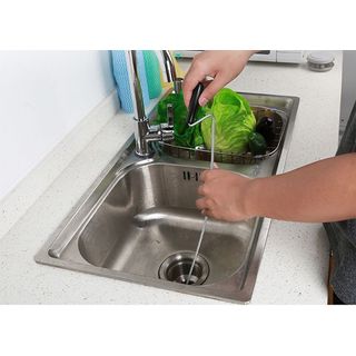 ICLEAN สายทะลวงท่อ รุ่น DU002 ขนาด 6มม.x9เมตร (19x19x4 ซม.) สีดำ