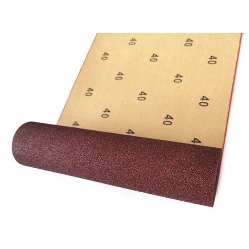 HUMMER กระดาษทรายม้วน 12 นิ้ว เบอร์ 40 ขนาด 300 มม.x5เมตร RSR-30040M5 สีแดง