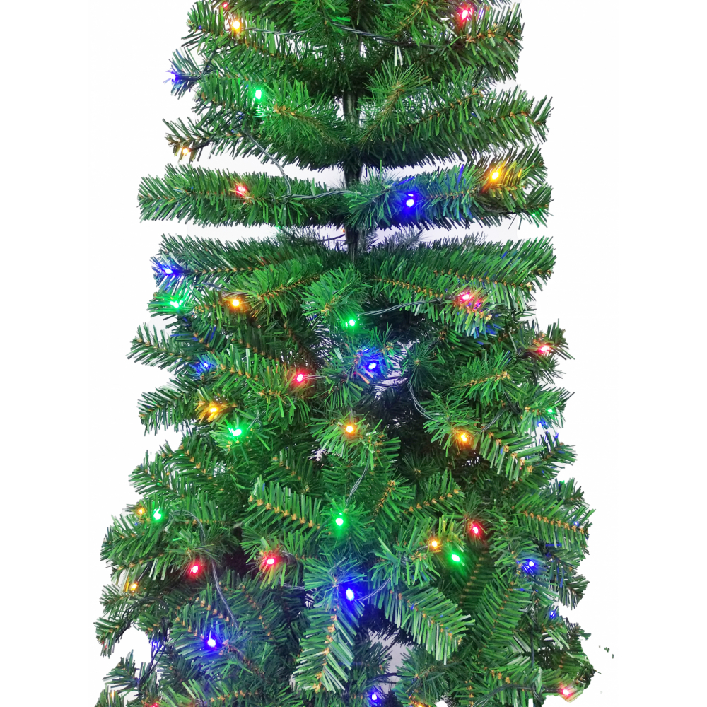 Tree O ต้นคริสต์มาส พร้อมไฟตกแต่ง รุ่นCT0012 ขนาด76×76×150ซม. สีเขียว