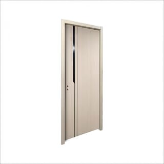 Holztur ชุดประตูปิดผิวเมลามีนพร้อมวงกบ รุ่น YF-Z14 ขนาด 88x216ซม.