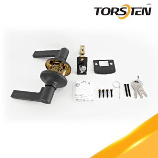 TORSTEN  ลูกบิดก้านโยกห้องทั่วไป 825 ET-MB สีดำ