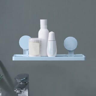 Primo หิ้งวางของพลาสติก รุ่น Aero-04 ขนาด 11x32x 11 ซม.  สีฟ้า