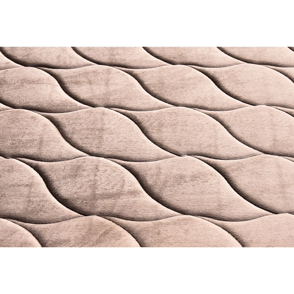 TRUFFLE ที่นอน  non-spring  เสริมยางพารา รุ่น  Atlantic  ขนาด 6 ฟุต หนา 10 นิ้ว สีน้ำตาล รับประกัน 15 ปี