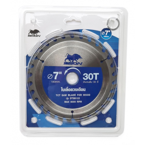 BISON ใบเลื่อยวงเดือน DTSB122 7x30Tx1.5x2.2x25.4-20mm
