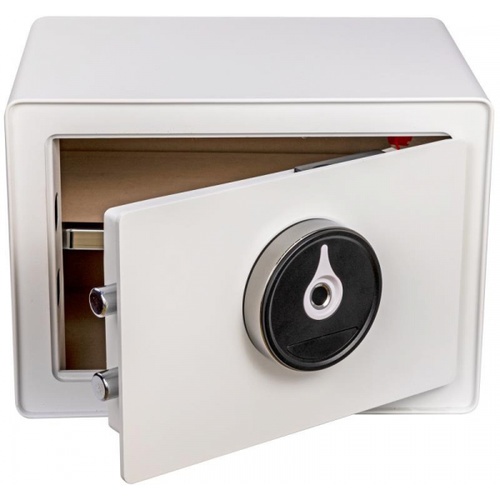 PROTX ตู้เซฟสแกนลายนิ้วมือ รุ่น F1021S ขนาด 25x35x25 ซม. สีขาว น้ำหนัก 10 KG