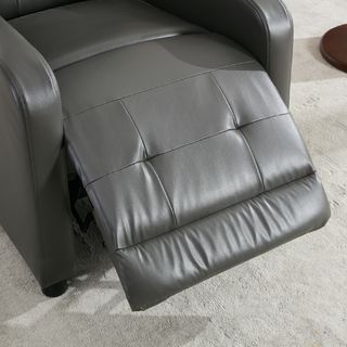 PULITO เก้าอี้พักผ่อน รุ่น CEDRIC ขนาด 65.5x85.5-139.5x102.5-81 ซม. สีเทาเข้ม