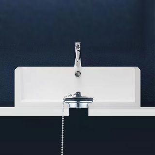 Iris สะดืออ่างล้างหน้าแบบสายโซ่ 2 ตอน รุ่น SSZX-CH สีโครม