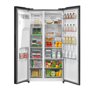 TOSHIBA ตู้เย็นSBS 20.0 คิว GR-RS755WIA-PGTH(22) กระจกดำ