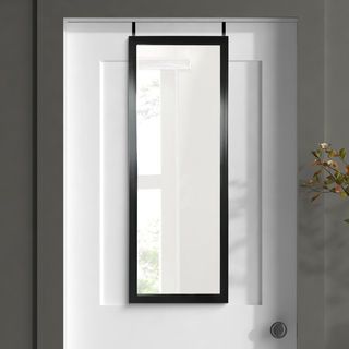 Nice กระจกมีกรอบ (PS)  รุ่น สลิม-แบล็ค ขนาด 30x90 ซม. สีดำ