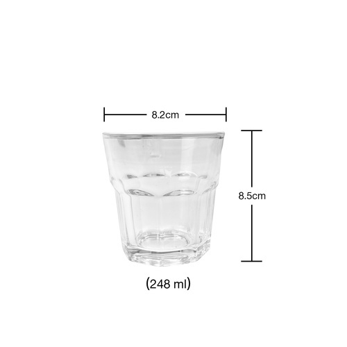 AILO แก้วใส 248 มล. ROSE-001