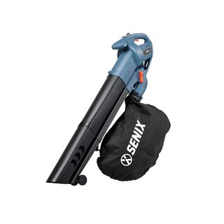 SENIX เครื่องเป่าลมและดูดใบไม้ไฟฟ้า 2,200W (พ่วงสายไฟ 8 เมตร) รุ่น BLVE22-M-EU สีน้ำเงิน - ดำ