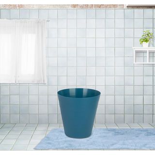 ICLEAN ถังขยะกลม 13 ลิตร รุ่น TG59692BL ขนาด 28.5x28.5x30 ซม.สีน้ำเงิน