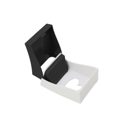 GOME กล่องทิชชูตั้งโต๊ะมีที่ใส่ไม้จิ้มฟัน ขนาด 7.5x12x15 ซม. รุ่น CC002 สีขาว