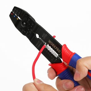 WORKPRO คีมย้ำสายไฟ ขนาด 200 มม. รุ่น WP291012