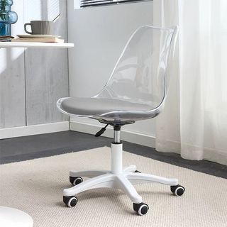 SMITH เก้าอี้สำนักงานรุ่น MARINE ขนาด 48x56x73-85 CM ซม. สีเทา