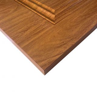 WELLINGTAN ประตูภายใน UPVC บานทึบ 2 ฟักตรง รุ่น UPVC-W701 ขนาด 80x200 ซม. สี Yellow cherry