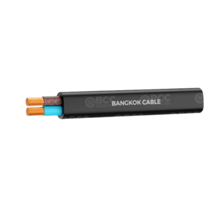 BCC สายไฟ VKF 2x1 ตร.มม. 100 m. สีเทา