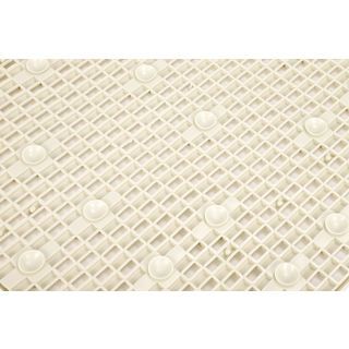 Cozy พรมกันลื่นพีวีซี รุ่น Posie ขนาด 40*70 cm สีขาวเบจ