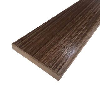 โอฬาร ไม้พื้น รุ่นลบขอบ ลายเสี้ยน 2.5x15x300ซม. สีวอลนัท