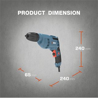 SENIX สว่านไฟฟ้า 10 มม. 450W รุ่น PDDE4.5-M-EU สีน้ำเงิน - ดำ