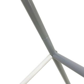 SAKU ราวตากผ้าเหล็กเคลือบ A-STC03 85×45×175ซม. สีเทา/ขาว