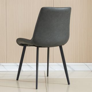 DELICATO เก้าอี้รับประทานอาหาร รุ่น Suwari-01 ขนาด 51x58x83 ซม. สีเทา