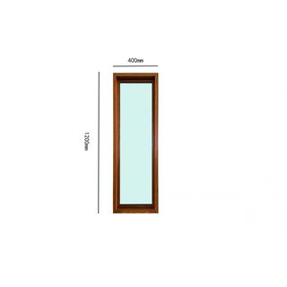 WELLINGTAN ช่องแสงอลูมิเนียม W-AFWG1204 120x40 ซม. สีไม้