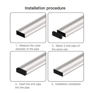 WELLINGTAN ฝาปิดกล่องอะลูมิเนียม TALU5020 5x2x0.7ซม. สีดำ