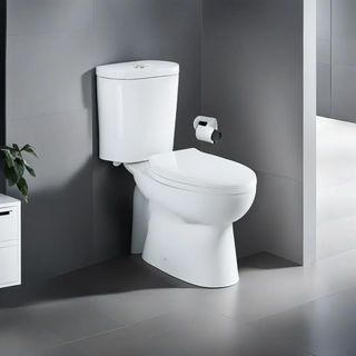 Verno สุขภัณฑ์สองชิ้นแบบกดบน รุ่น จีโอพลัส VN-629N