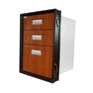 CLOSE ตู้ลิ้นชัก 3 ชั้น ABS 45.5x65.5x50 ซม. BROWNIE สีน้ำตาลพรีเมี่ยม