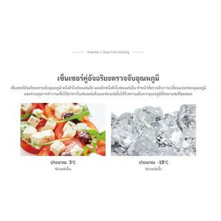 HITACHI ตู้เย็น 4 ประตู ขนาด 19.8 คิว รุ่น RWB640VF GBK สีกระจกดำ