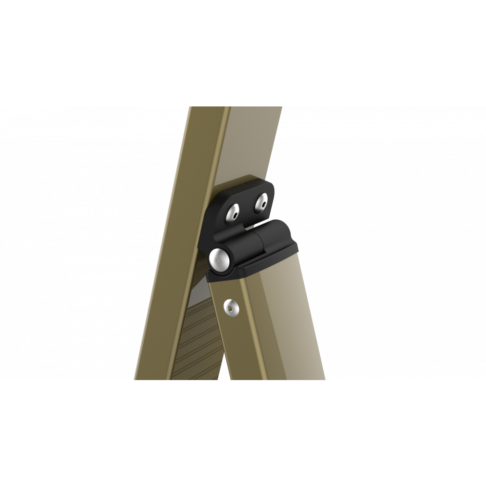 HUMMER บันไดอะลูมิเนียมพร้อมมือจับ 4ขั้น รุ่นWK4004-4F