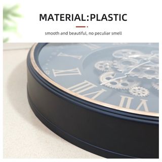 COZY นาฬิกาแขวนผนัง  รุ่น CALIGULA  ขนาด 45x45x7.5 ซม.  สีดำ