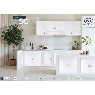 WT บานซิงค์ถังแก๊ส 45.8x10x78.1 ซม. SC สีขาว